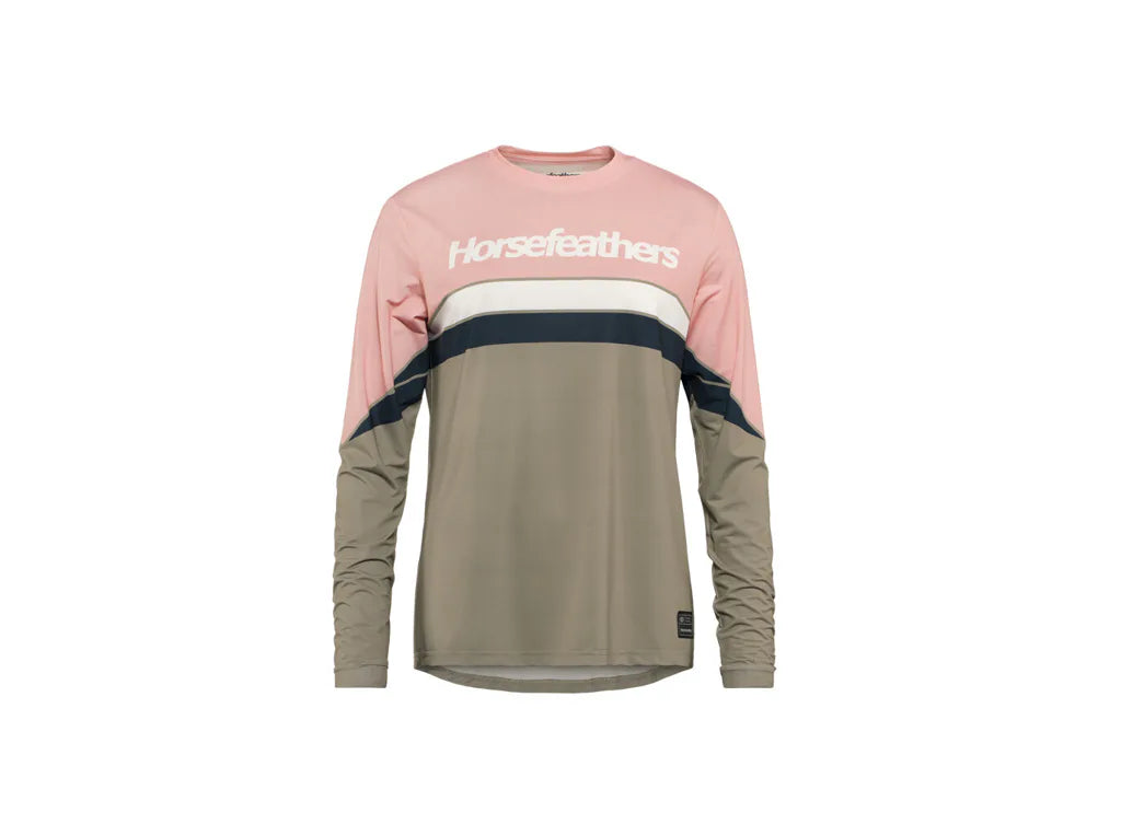 Horsefeathers W Quantum Ls Bike Jersey (lotus/taupe)