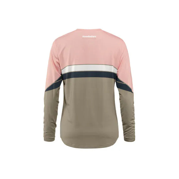Horsefeathers W Quantum Ls Bike Jersey (lotus/taupe)