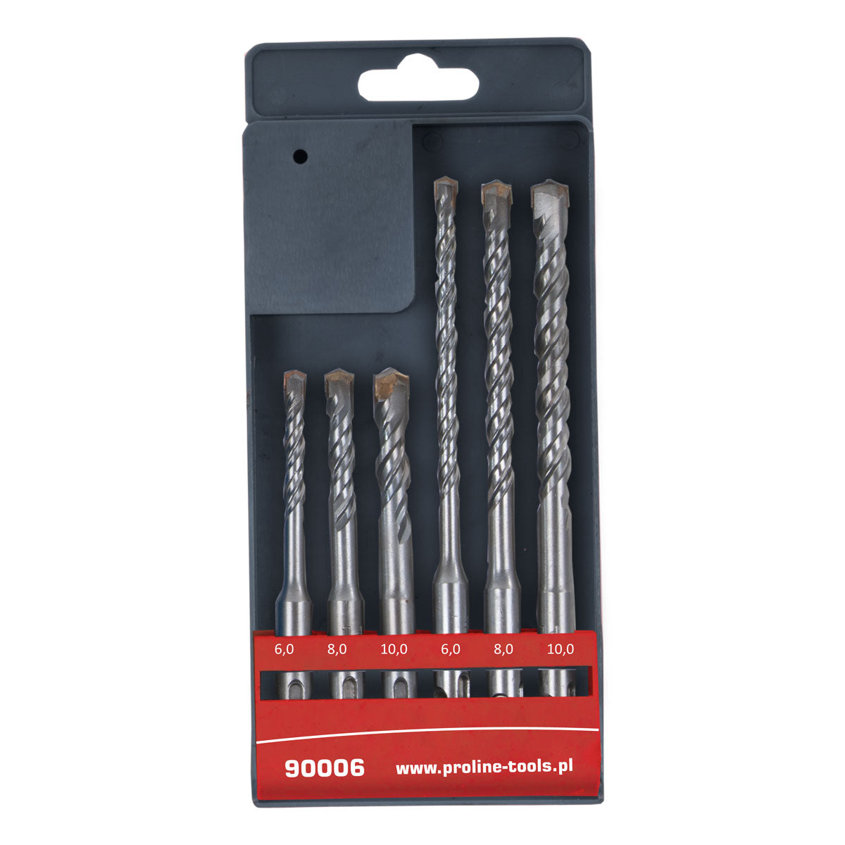 Murerbor 6,8 Mm 10 Mm Længde 110 Mm Længde 160 Mm Sds Plus 6 Stk Proline