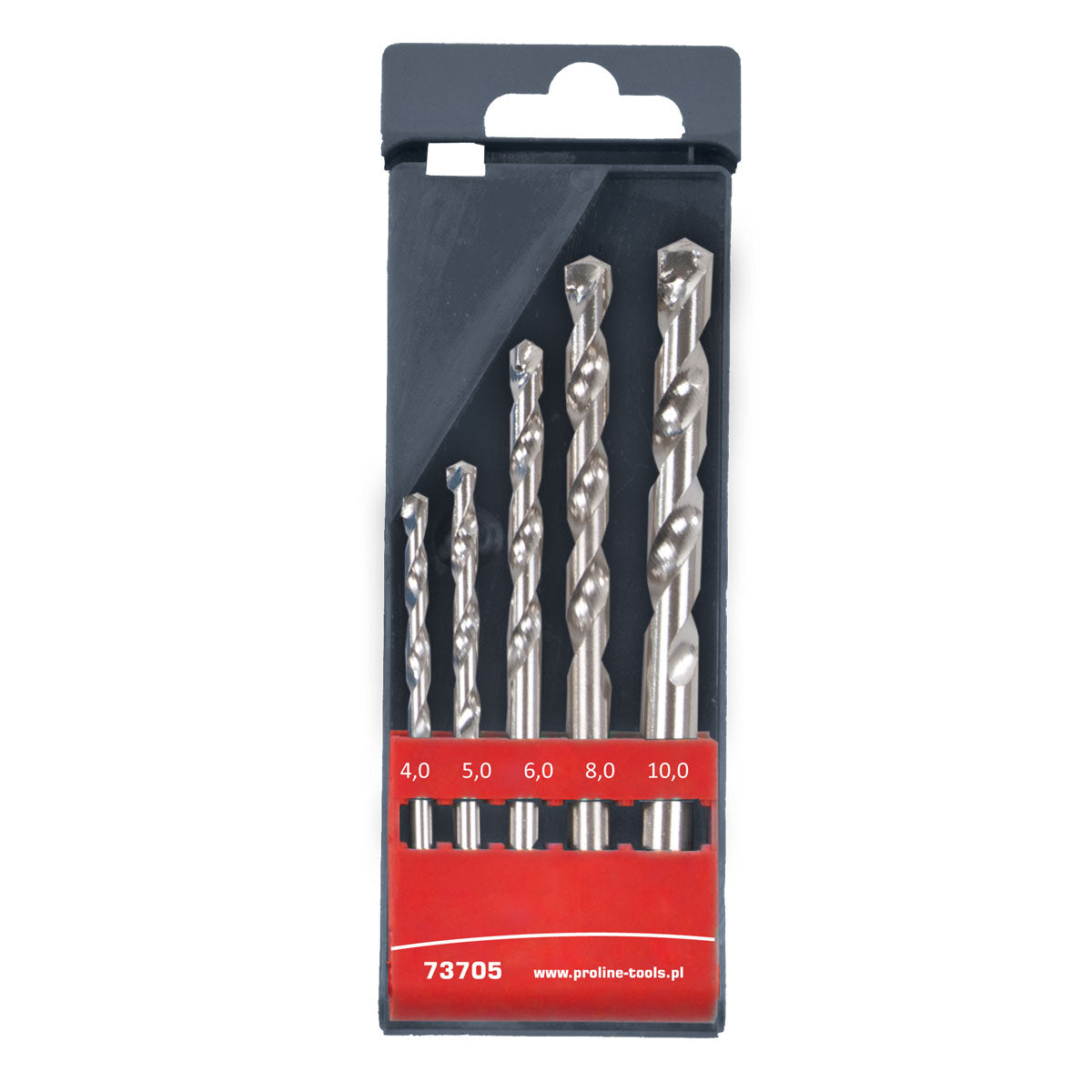 Forets à maçonnerie 8 pièces 3-10 mm boîte en plastique Proline