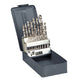 Hss spiralborsæt 25 stk 1-13 Mm Din338 Metal Box Proline