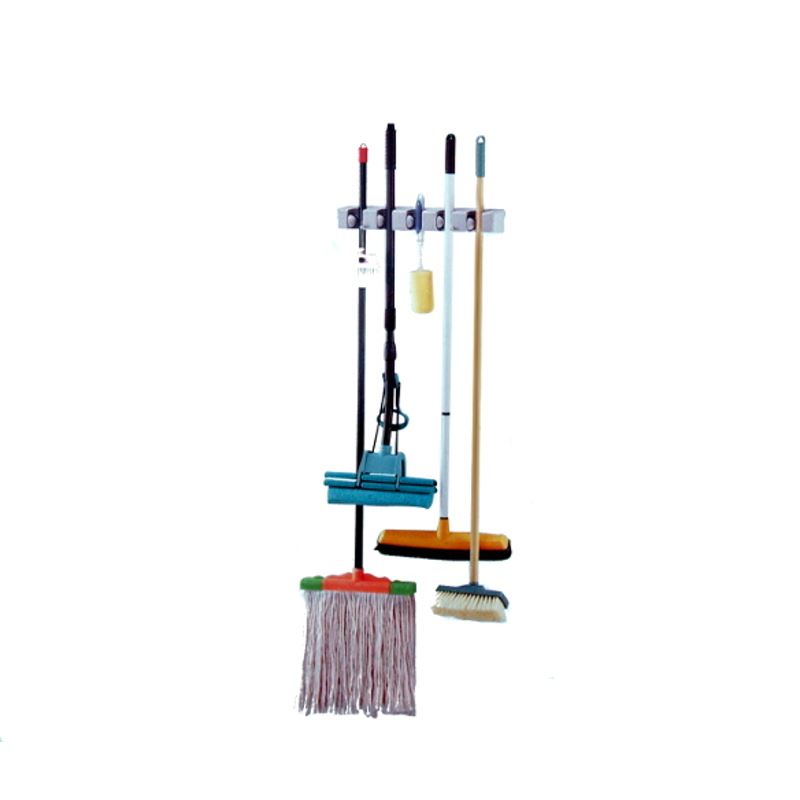 Portaspazzole Portautensili Mop 5x/6x 5 Impugnature in Gomma 6 Ganci