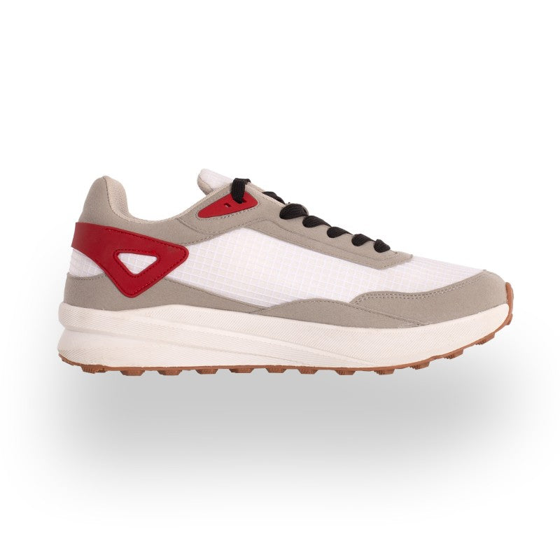 Pantofi sport urbani Willian Martin Alb/Roșu