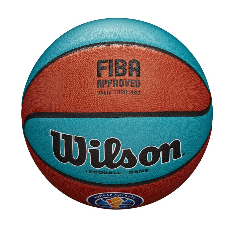Wilson Sibur Eco Gameball Basketballball Blau/Orange