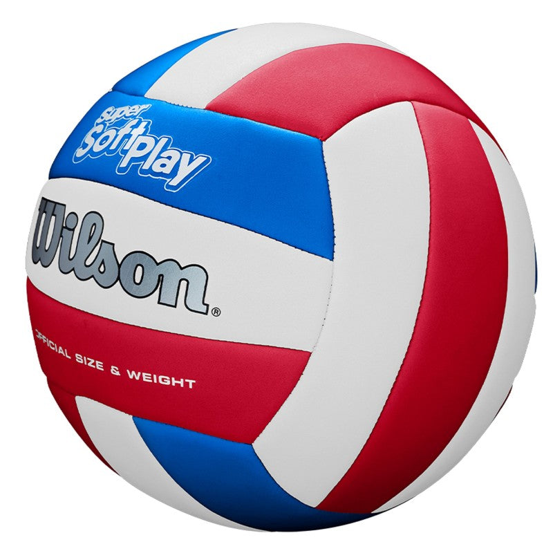 Wilson Soft Play Vb Röd/vit/blå Volleyboll