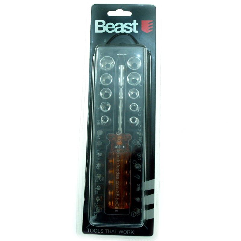 Csavarhúzó készlet 28 db Beast