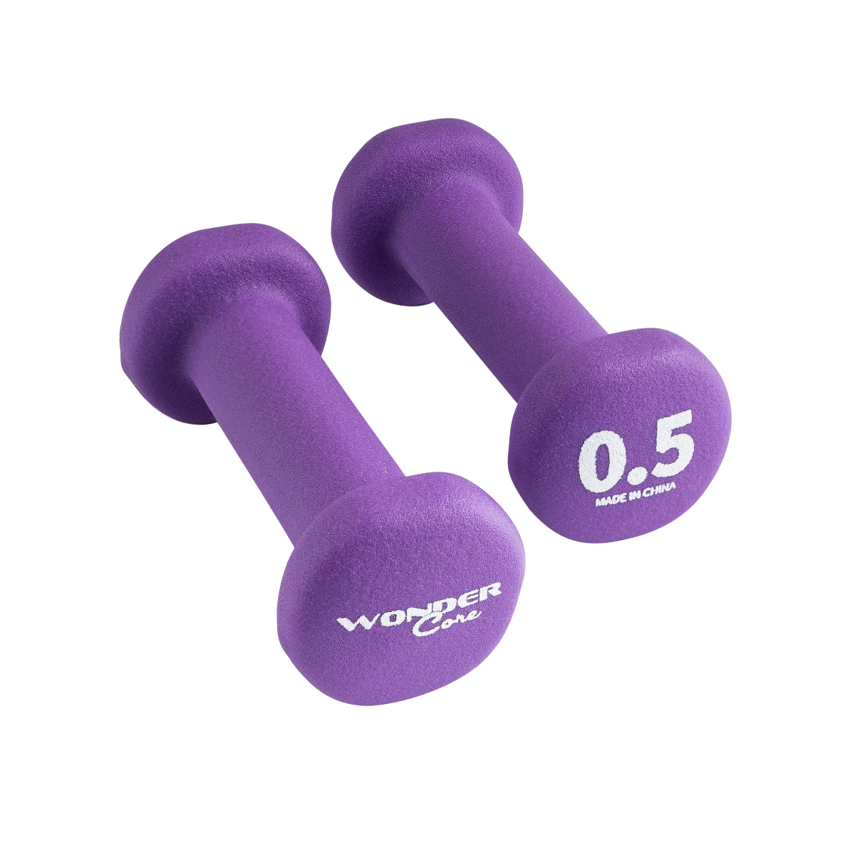 Wonder Core - Gantera din neopren - 05 Kg - Set de 2