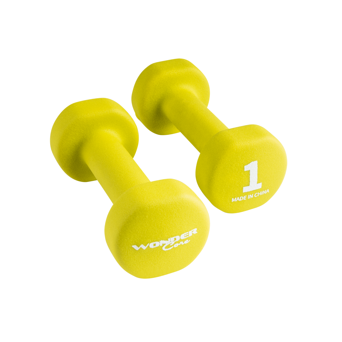 Wonder Core Neoprene Dumbbell - 1 Kg - Set Of 2