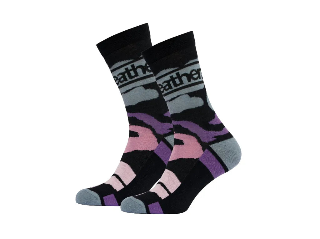 Horsefeathers Wonderland Crew Socks (black)