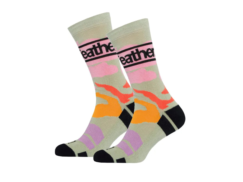 Horsefeathers Wonderland Crew Socks (lunar)