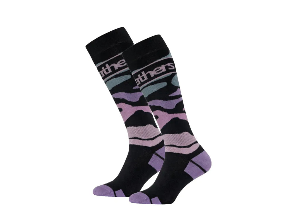 Horsefeathers Wonderland Snow Socks (svarta)