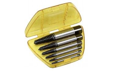 Set estrattori per viti 3-18 mm Custodia in plastica da 5 pezzi