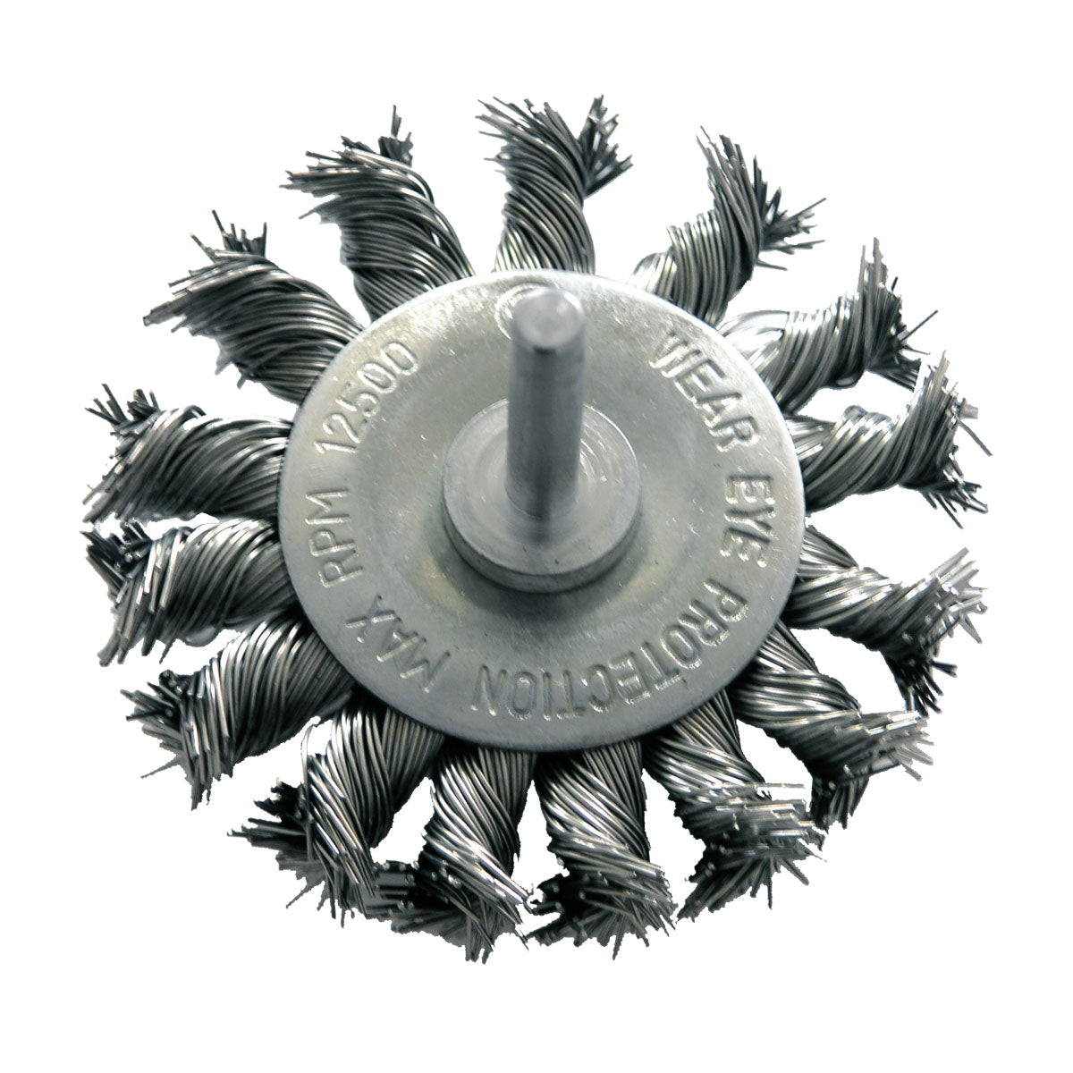 Krimpelt drótkerékkefe 75 mm-es 6 mm-es menetek Proline