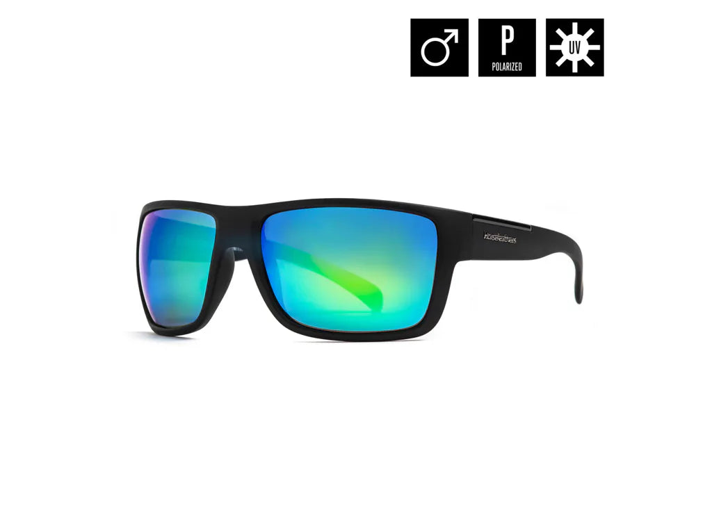 Horsefeathers Zenith Sunglasses (matt Black/mirror Green)
