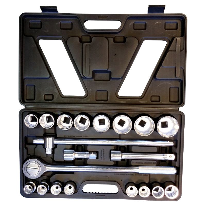 Steckschlüsselsatz 3/4 Zoll 20-teilig Carbon Steel Beast