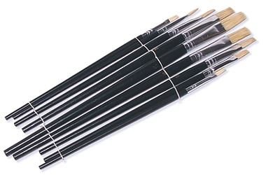 Platt borstsats 9 delar Beast