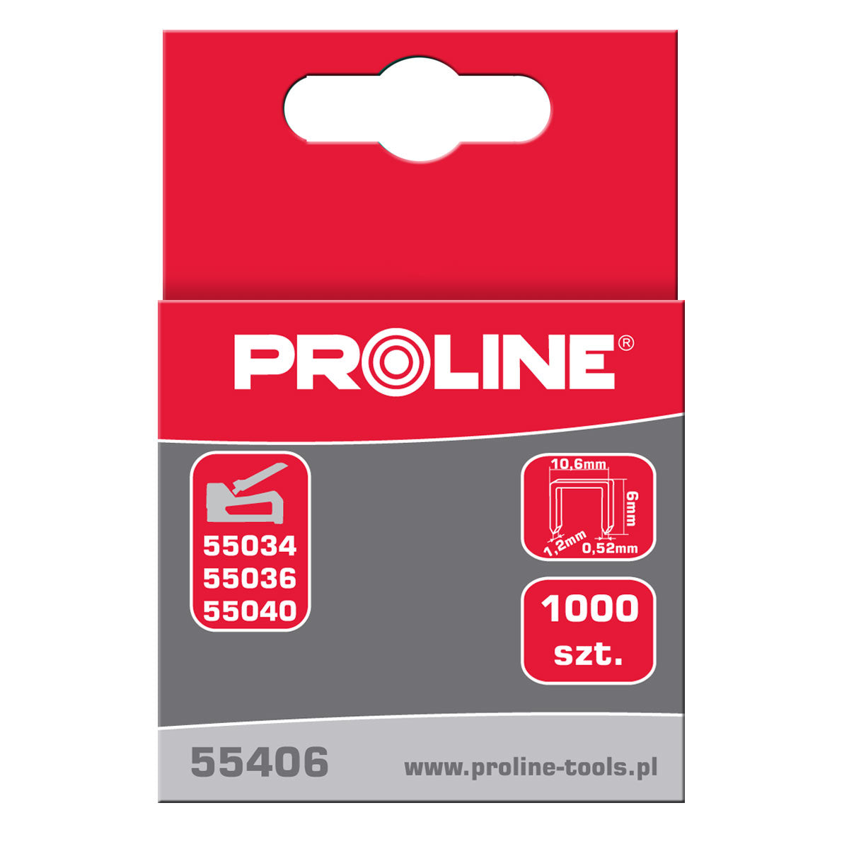 Hardened Staples 1410.6 X 1.2 Mm 1000pcs Proline
